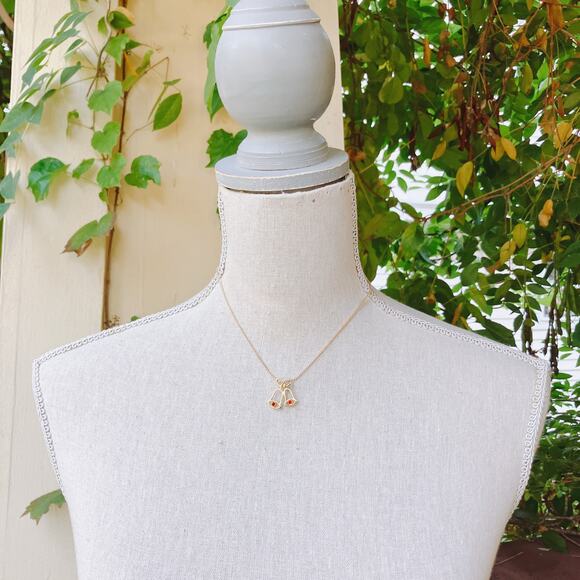 Vintage Avon Glowing Bells Christmas Necklace Signed Festive Holiday Jewelry - Picture 7 of 11